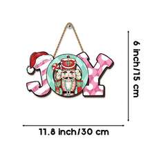 1pc/60pcs Christmas Nutcracker Wall Decor, 15*30cm Hard Fabric Wall Hanging Ornament, Christmas Tree Decoration, Party Decoration, Home Decor - Multicolor - View 5