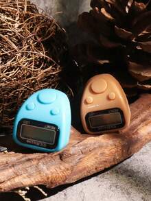 1pc/5pcs/10pcs Mini Cute Finger Ring Counter, Portable Hand Press Electronic Display Counter, Silent Manual Multi-Channel Counter, Durable