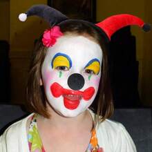 Halloween Clown Headband Sponge Clown Nose For Kid Funny Festival Dress Up Party Performance Accessories Black Red Standard