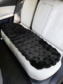 3pcs/Set Women's Plush Car Seat Cushion, Creative Car Front Seat Pad, Warm Fuzzy Seat Cover For Winter - one-size - View 6