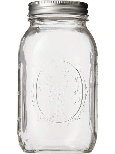 Ball Frascos con tapas y bandas, 32 oz, 12 unidades