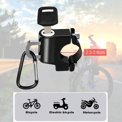 Aluminum Alloy Handlebar Hook Lock, Aluminum Alloy Hook, Suitable For Bicycles, Motorcycles, Scooters, Helmet Locks, Hook Locks, Bicycle Parts Accessories