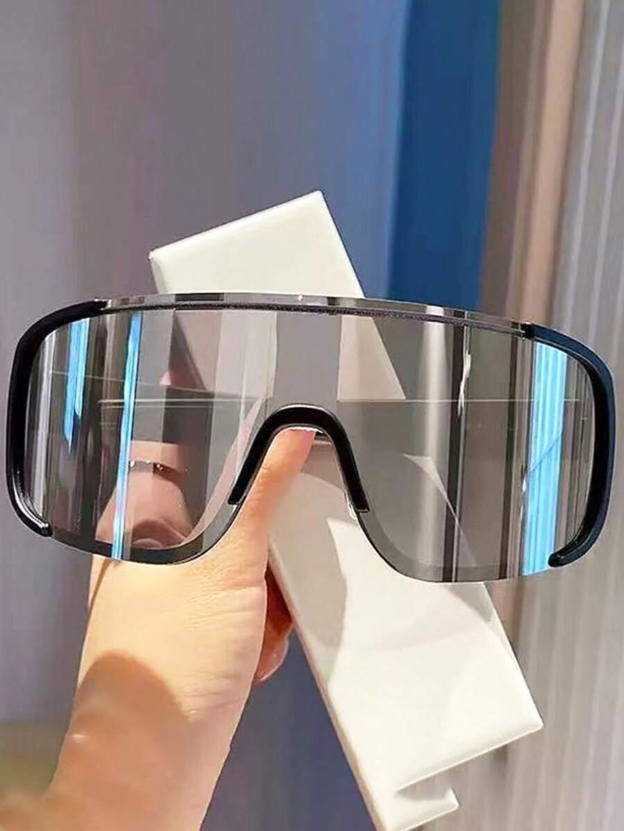 Outdoor Windproof Goggles, Mountaineering Ski Goggles, One-Piece Sports Goggles - 常規款 - 查看 1