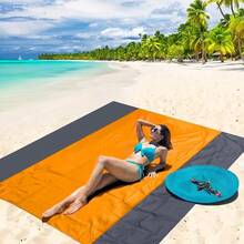 Convenient Camping Mat Polyester Quick Fold - Orange - View 4