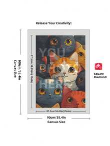 5D Custom Diamond Painting Kits, DIY Personalized Diamond Art Photo With Your Own Pictures, Customised Diamond Painting Kits Full Drill For Adults, Dog, Friends, Loves, Perfect For Room Decor.Custom Personalized 5D DIY Diamond Art Painting Kit, Custom Home Decor Diamond Art Painting, Unique Thanksgiving Valentine'S Day Gift - Multicolor - View 63