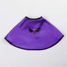 Conjunto de 2 disfraces de Halloween para mascotas, con cara de murciélago y gorra para perro y gato, accesorios para vacaciones de invierno. - Morado - Ver 8