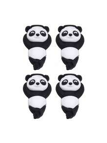 Protector de cable con diseño de panda compatible con el cable de carga de Apple, previene la rotura, protector de cargador