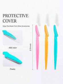 12 Pieces, The Hot-Selling Multi-Purpose Lint Remover Is Here! Sharp Stainless Steel Blades With Pink / Blue / Yellow / Mint Green Color Fresh Shell, Fragrance-Free And Gentle Formula. No Accessories Needed To Cover Eyebrows, Face, Arms, Legs And Other Parts Of The Body, Delicate Blades Fit The Contours Of The Skin, Easy To Remove Stray Hairs, Trimming Hairs. Durable Material + Ergonomic Design, Europe And The United States Pop-Up Full-Body Beauty Tools, A Set Of Fine Hair Removal From Eyebrows To The Body, So That The Frizzy Skin Into Smooth In Seconds, Home Beauty Must-Have!