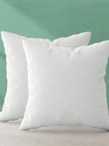 2pcs Throw Pillow Insert (White) Bed And Couch Pillows Stuffer Decorative Home Outdoor Sofa Pillow Filler Non Woven, | 45x45 Cm | 50x50 Cm | 30x50 Cm | 40x40 Cm | 60x60 Cm | 55x55 Cm - White - View 7