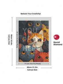 5D Custom Diamond Painting Kits, DIY Personalized Diamond Art Photo With Your Own Pictures, Customised Diamond Painting Kits Full Drill For Adults, Dog, Friends, Loves, Perfect For Room Decor.Custom Personalized 5D DIY Diamond Art Painting Kit, Custom Home Decor Diamond Art Painting, Unique Thanksgiving Valentine'S Day Gift - Multicolor - View 75