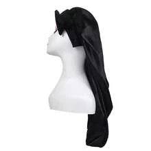 Women's Sleep Cap, Satin Soft Elastic Band Silk Sleep Cap, Long Barrel Hair Care Sleep Cap Pullover Cap, Bow Tie Design, Multi-Color Optional And Adjustable, Essential For Long Hair Maintenance - Multicolor - View 14