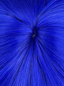 角色扮演假发 直发波波头 合成假发 蓝色 12 英寸 动漫 女士万圣节派对用 - 彩色 - 查看 8