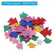 Foam Stickers, EVA Self Adhesive Glitters Foam Shape Sticker Craft Supplies For Scrapbook Card DIY Making Home Decor - 魚式120片 - 查看 2