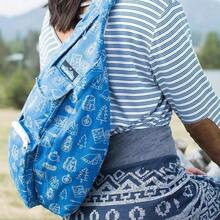 KAVU Rope Bag Sling Pack For Hiking Camping And Commuting - PineapplePassion - View 5