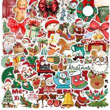 100 Stück Weihnachts-Aufkleber, Fröhliche Weihnachts-Aufkleber, süße Aufkleber, Weihnachtsgeschenk-Aufkleber, wasserfeste Vinyl-Aufkleber für Laptop, Handy, Auto, Skateboard, Wasserflaschen, Scrapbooking, Computer, Journaling