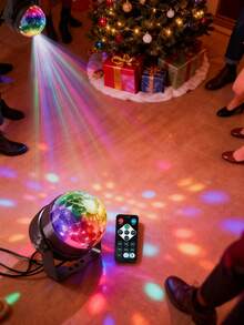 LED 迪斯科球灯 - 多功能室内装饰灯,USB 供电,适用于家庭、卧室、客厅、酒吧、餐厅,可调节亮度和颜色,营造浪漫、舒适或充满活力的氛围,是生日、节日或任何特殊场合的理想礼物 - LED支架魔球燈 - 查看 10