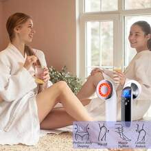 Moldeador corporal, masajeador inalámbrico de mano, máquina multifunción portátil: para abdomen, cintura, brazos, piernas y glúteos, herramientas para el hogar para mujeres. - Blanco - Ver 4