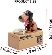 Cute Stealing Coin Money Box -Interactive Dog Bank With CuteChihuahua Design, Counting & Sorting System, Durable Pp MaterialPerfect For Christmas & Birthday Gifts, Playful Design, SturdyConstruction - Multicolor - View 11