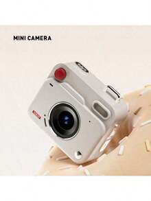 新款 CCD 相机复古迷你小型数码相机校园相机照片和视频录制高清像素无/自拍，照片和视频录制支持，是送给家人、老师和珍惜它的人的完美礼物 - 彩色 - 查看 12