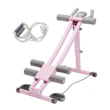 Smart Timing Fitness Ab Machine, Accurate And Efficient Ab Workout Equipment For Home Gym, Height Adjustable Ab Trainer, Foldable Convenient Storage Fitness Equipment Max 440lbs With LCD Display - Pink-monorail - View 12