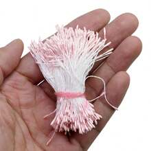 1mm 360pcs Handmade DIY Flower Craft Materials, Flower Center Accessories, Pearlescent Flower Bud, Fondant Flower Stamen, Mesh Flower