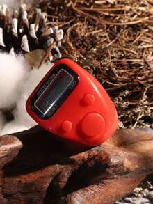 1pc/5pcs/10pcs Mini Cute Finger Ring Counter, Portable Hand Press Electronic Display Counter, Silent Manual Multi-Channel Counter, Durable