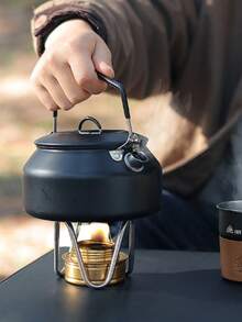 1pc Outdoor Alcohol Stove Stainless Steel Detachable Stand, Portable Creative Stove Stand Camping Accessory