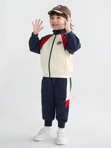 Balabala 儿童两件套 2025 秋季新款学院风舒适