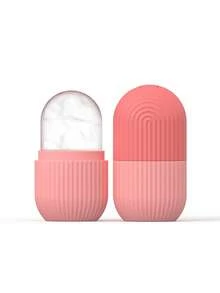 Ice Cube Roller Massager For Face, Eyes And Neck Naturally Conditioning And Skin Care,De-Puff Eye Bags,Reduce Migraine Pain,Reusable Massage Silicone Ice Mold (Pink) - Multicolor - View 15