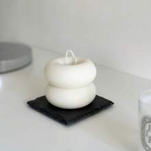 1/2pcs Nordic Style Donut Scented Candle ,Smokeless Soy Wax, Creative Home Decor, Innovative Gift, Atmosphere Creation, Aromatherapy, Perfect For Birthdays, Housewarming, Anniversary Gifts, Suitable For Parties, Banquets, Candlelit Dinners