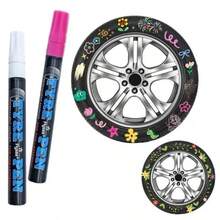 1 Stück/5 Stücke Reifen Graffiti Stift, unauslöschbarer Markierstift, wasserfester und UV-beständiger Reifenstift, DIY Auto Graffiti Stift, Reifen Färbestift, geeignet für Reifendekoration, Motorschrauben Markierung, Autolackausbesserung, schnelltrocknender Zeichenstift, Kfz-Zubehör, Bürobedarf