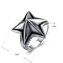 1pc Stainless Steel Five-Pointed Star Ring, Suitable For Gifting To Friends, Colleagues, Parents, Boyfriend/Girlfriend, Couples - Silver - View 4