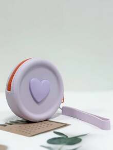 1 pieza Monedero de silicona de estilo simple, bolsa de almacenamiento de gran capacidad y forma redonda, bolsa de color sólido, adecuada para auriculares, cables de datos, lápiz labial, monedas, llaves, etc., tacto suave, fácil de limpiar y cuidar, simple y ligera, espacio razonable, alta portabilidad, adecuada para el hogar, el trabajo, las salidas y los viajes.