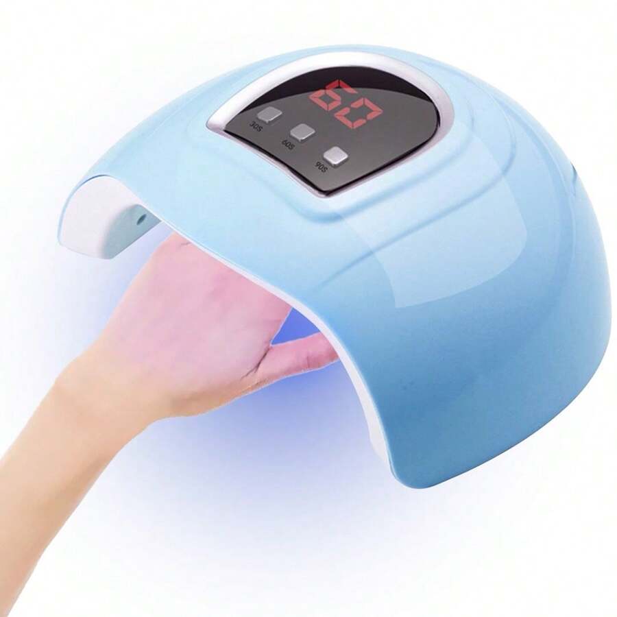 Lámpara/LED para Uñas 48W: Curado Rápido, 3 Modos de Tiempo, Protección Anti-, para Uso en Casa y Salones - Por defecto - Ver 1