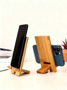 Giá đỡ điện thoại bằng gỗ tùy chỉnh - Phụ kiện xem tivi lười biếng hoàn hảoGiá đỡ điện thoại và máy tính bảng để bàn đa năng, Giá đỡ để bàn lười di độngTương thích với mọi điện thoại - Món quà lý tưởng cho anh ấy/cô ấy, bạn gái, gia đình, bạn bè, con trai, học sinh, công nhân, trẻ em - Sử dụng cho trường học và gia đình, văn phòng - Nhiều màu - Xem 3