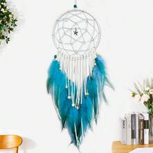 1pc Dream Catcher Hanging Decor, Wind Chime Home Decoration Craft, Ocean Star Pendant Creative Birthday Gift, Suitable For Home Wall Hanging - Multicolor - View 4