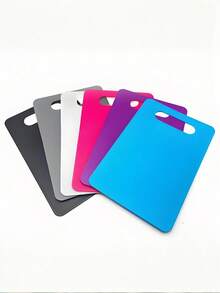 3/1 Pc Plastic Cutting Board - Flexible Non-Slip Kitchen Mat, Suitable For Meat And Vegetables, Dishwasher , Bright Green/Yellow/Pink, Plastic, Food Preparation - Multicolor - View 6