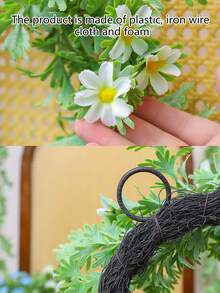 1pc Artificial Chrysanthemum Plastic Decor, Home Office And Seasonal Living Room Aesthetic Decoration, Hotel Lobby And Retail Store Decoration