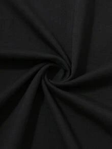 Camiseta de algodón, cuello redondo casual, tela ligeramente elástica, ajuste regular, unisex, con gráfico humorístico de mapache, para adultos y adolescentes, versátil para primavera/verano/otoño - Negro - Ver 6
