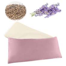 Almohada para los ojos de lavanda para relajación de yoga, máscara de ojos con peso y calentable para ojos secos, compresa caliente y fría con aromaterapia