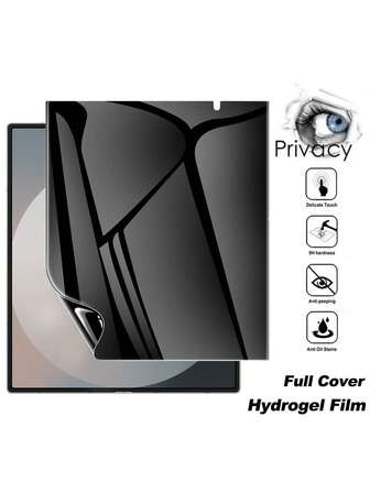 1 包防窥私密柔性内膜 [非玻璃] 适用于三星 Galaxy Z Fold 7 6 5 4 3 2 5G，全覆盖，适合手机壳，无气泡，防刮，自修复