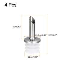 Stainless Steel Bottle Pourers, 4Pcs Olive Oil Spout, Wine Pourers Liquor Pour Spouts For Pours Liquid, Olive Oil, Wine, Vinegar, Most Liquor Bottles - White - View 2