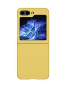 1 个折叠手机壳，PC 调查手机，保护且高品质，兼容三星 Galaxy Zflip 3/Zflip 4/Zflip 5/Zflip 6/Zflip 7/Oppofind N2 Flip/N3 Flip/Razr 50 Ultra/Razr 50/Vivo X Flip/HUAWEIP50 Pocket/Razr 50/Razr 40 Ultra/Razr 40/Razr 50 Ultra/Honor Magic V Flip 防水防震防摔防刮 - 黃色 - 查看 3