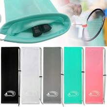 Black Badminton Rackets Bag Large Capacity Wear Resistant Racquet Pouch Cover Resistant To Dirt Sport Supplies Drawstring Pocket