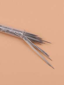 44pcs/Set Stainless Steel Needles, 1pc Thimble, 1pc Seam Ripper, 1 Roll White Thread, 1 Roll Black Thread - Classic Sewing Needles With Finger Protector And Handheld Threader, Convenient Sewing Tools, Sewing Supplies - Multicolor - View 3