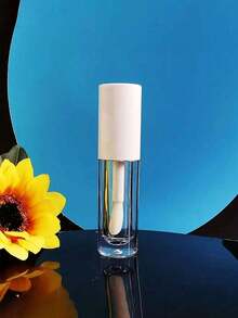 1 pieza Tubo de lápiz labial de 6ml con cepillo, envase vacío de brillo de labios y tinte de labios, botella de muestra de cosméticos, accesorio de viaje - Multicolor - Ver 9