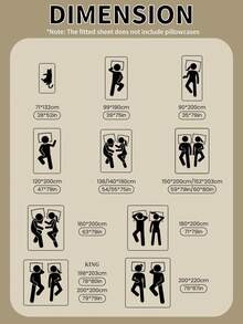 1pc Digital Printed Fitted Sheet, Mattress Protector, Soft & Breathable, Anti-Pilling, Home Decor, Bedroom Bedding, Minimalist Round Polka Dot Pattern Fitted Sheet, Fashionable Mattress Cover - Multicolor - View 3