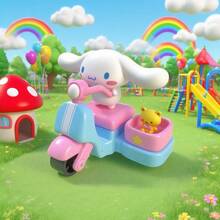 Miniso Sanrio Characters Joyful Scooter Fun Toy Set, Delicate Character Modeling, Colorful Motorcycle Design, Materials, Ideal For Indoor And Outdoor Play(1 PC Random Delivery) - Multicolor - View 6