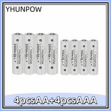 YHUNPOW - Rechargeable Ni-MH Batteries, 1.2V, AA 2500mAh/AAA 950mAh Options, Suitable For Remote Controls, Toy Cars, Game Controllers, And More - AAA - View 18