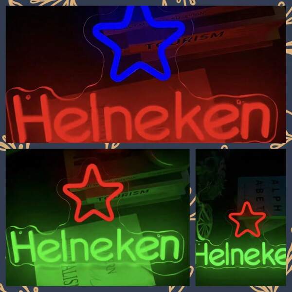 Pentagram LED Neon Sign - USB Powered, Wall-Mounted Bar & Club Lighting, Perfect For Living Room, Bedroom Ambiance, Theme Parties & Birthday Gifts